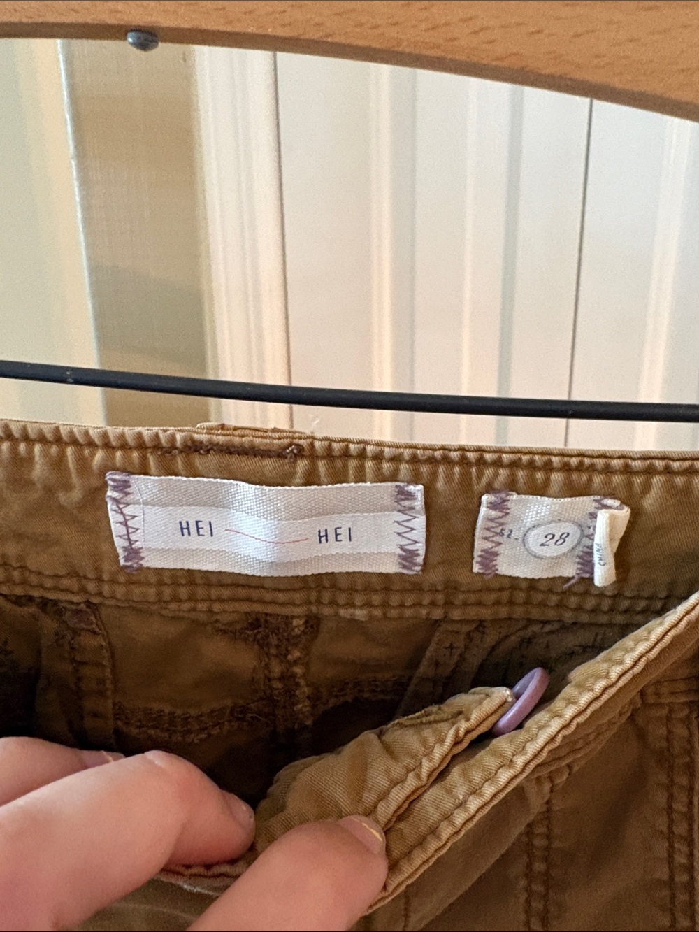 Anthropologie hei hei the wanderer Utility Pants in Rust size 28 - Picture 3 of 4